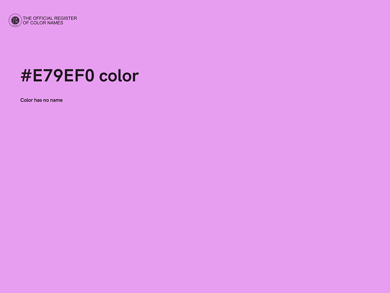 #E79EF0 color image