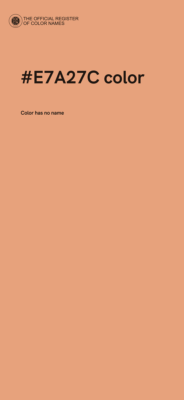 #E7A27C color image