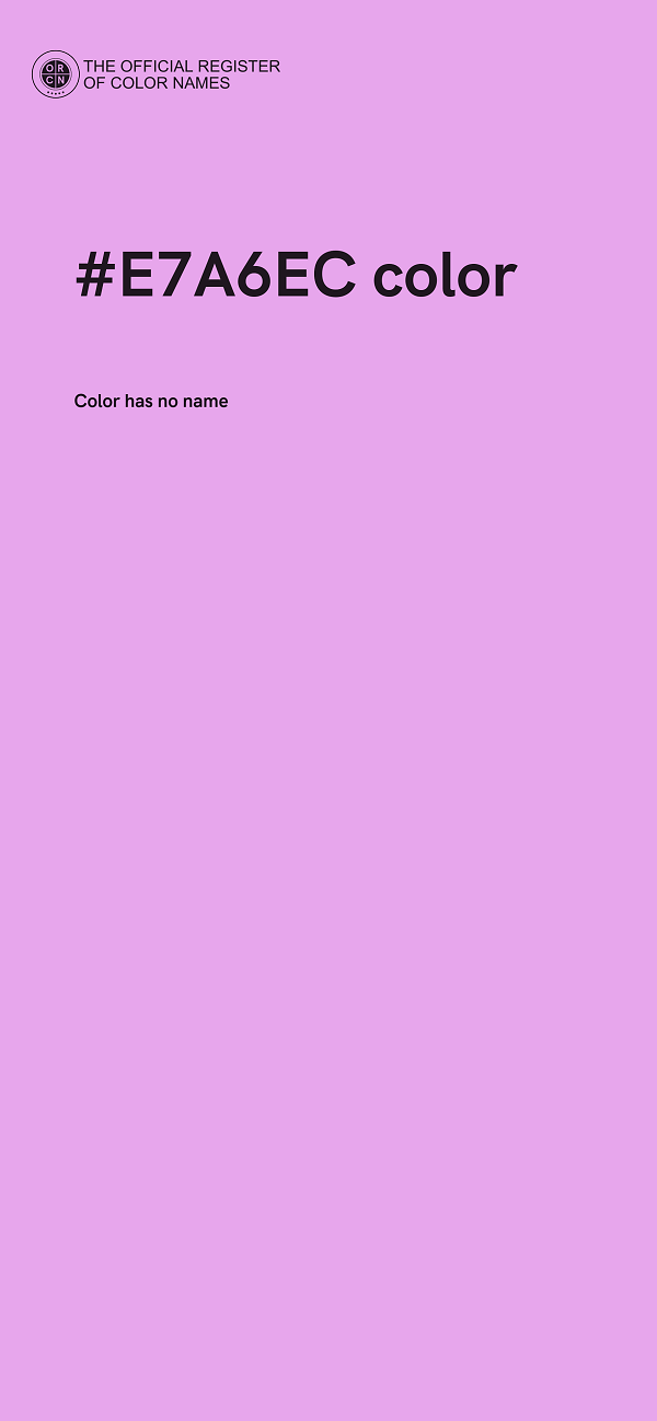 #E7A6EC color image
