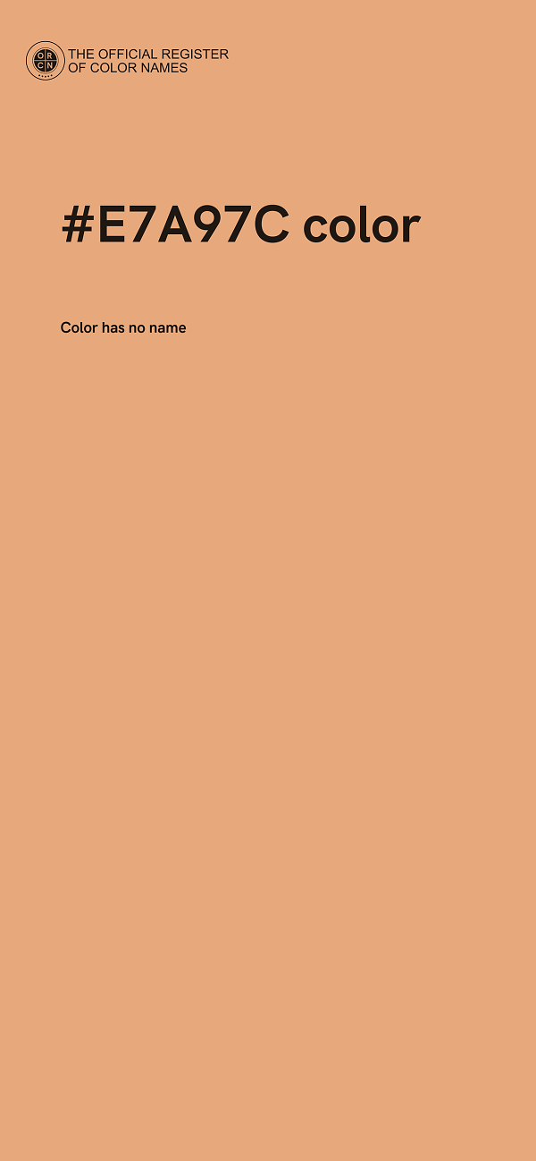 #E7A97C color image