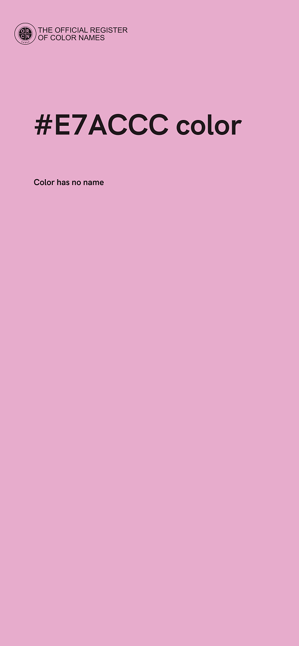#E7ACCC color image