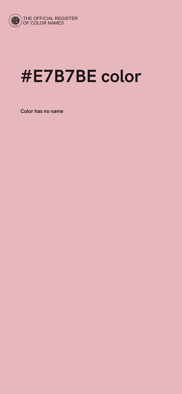 #E7B7BE color image