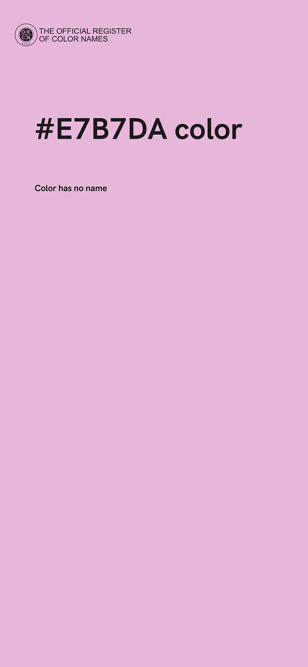 #E7B7DA color image