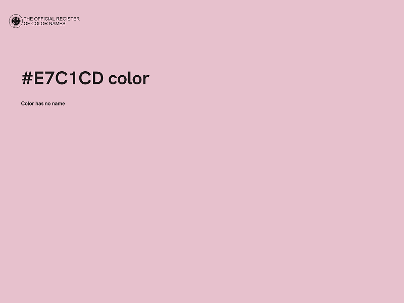 #E7C1CD color image