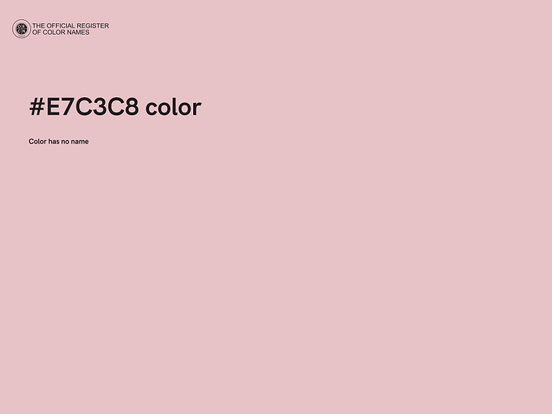 #E7C3C8 color image