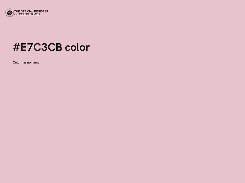 #E7C3CB color image