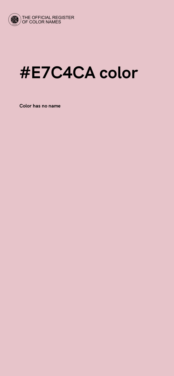 #E7C4CA color image