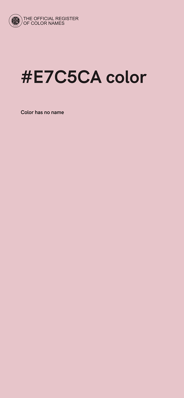 #E7C5CA color image