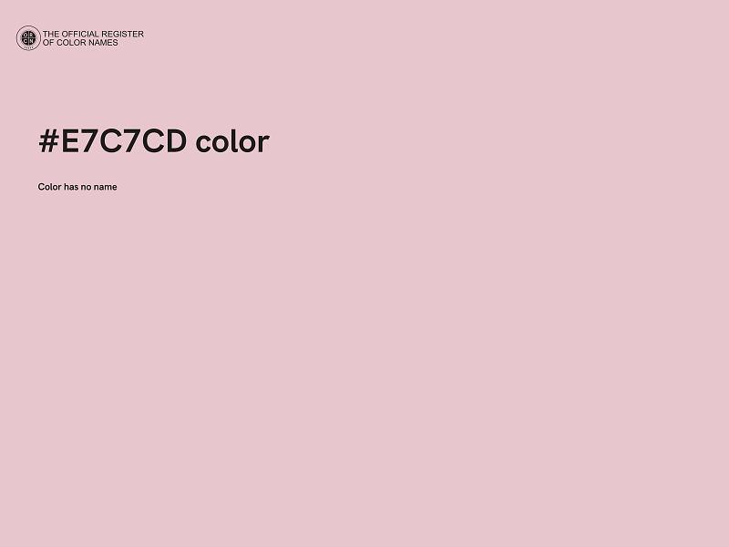 #E7C7CD color image