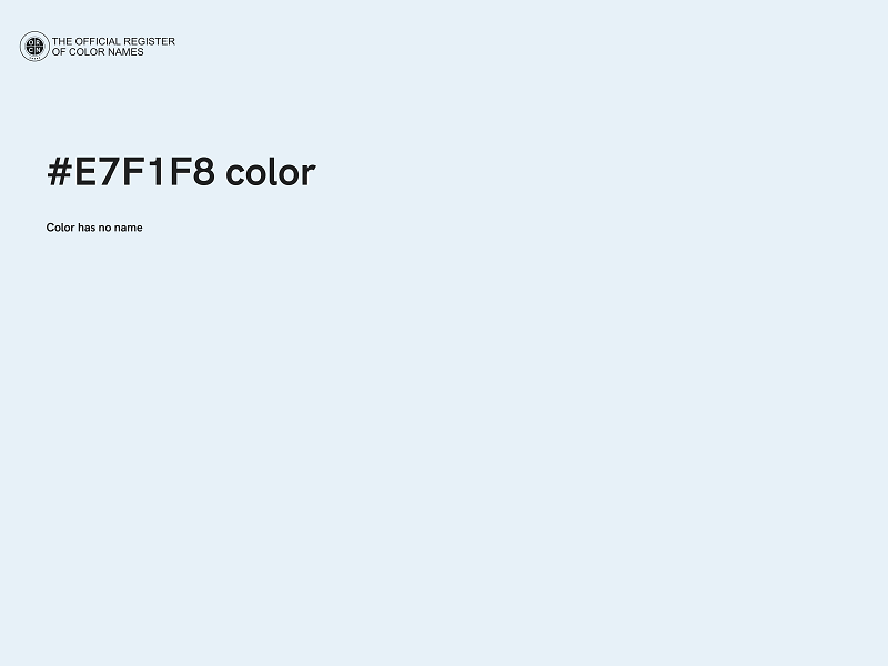 #E7F1F8 color image