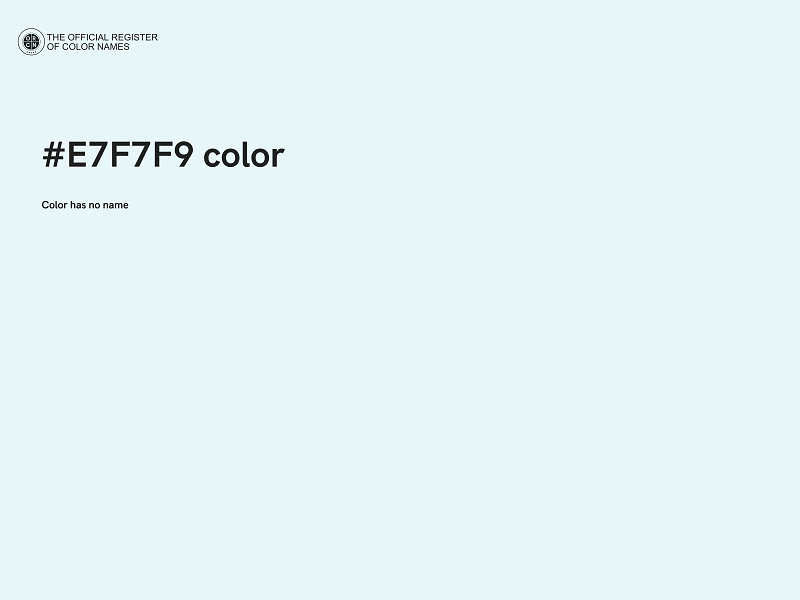 #E7F7F9 color image