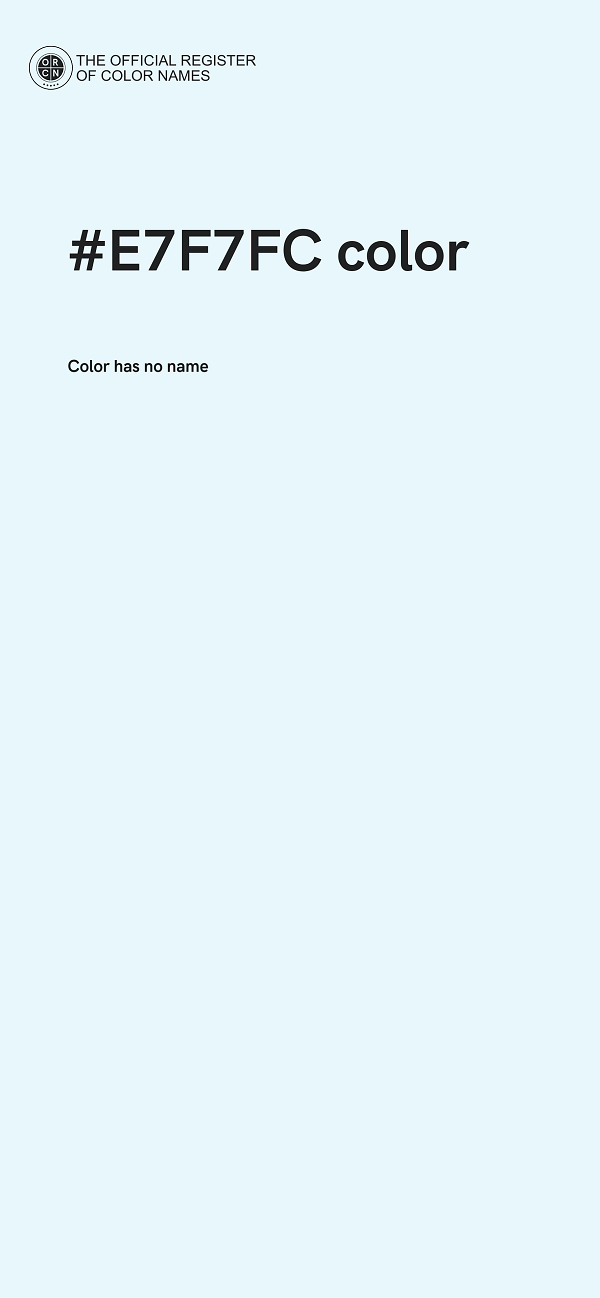 #E7F7FC color image