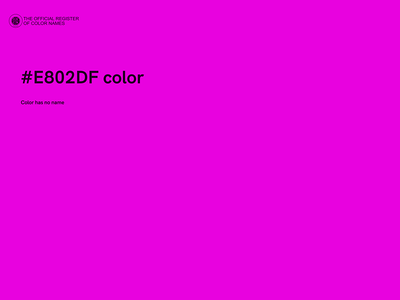 #E802DF color image