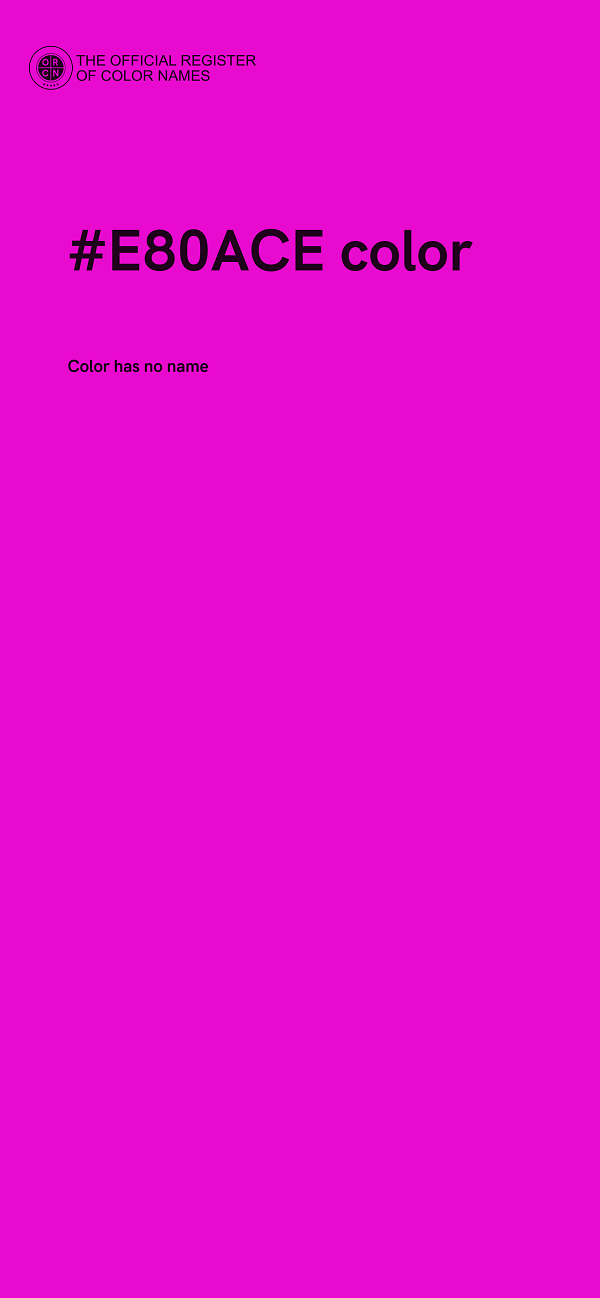 #E80ACE color image