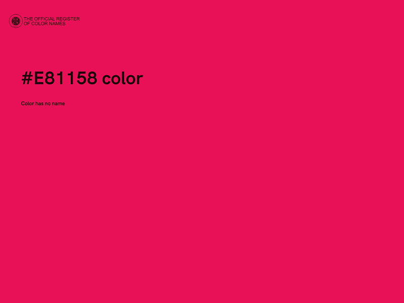 #E81158 color image