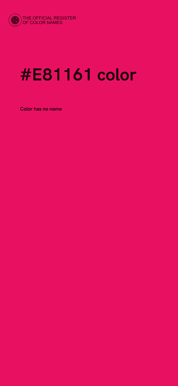 #E81161 color image