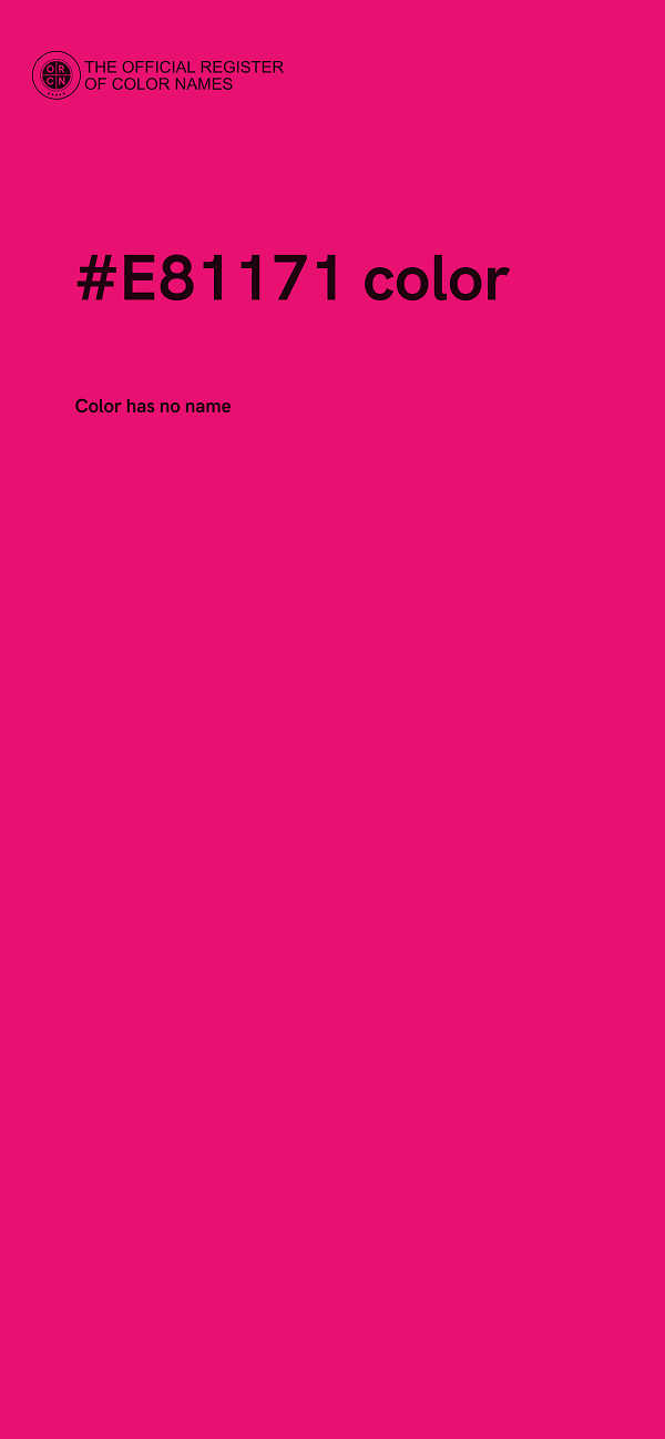 #E81171 color image