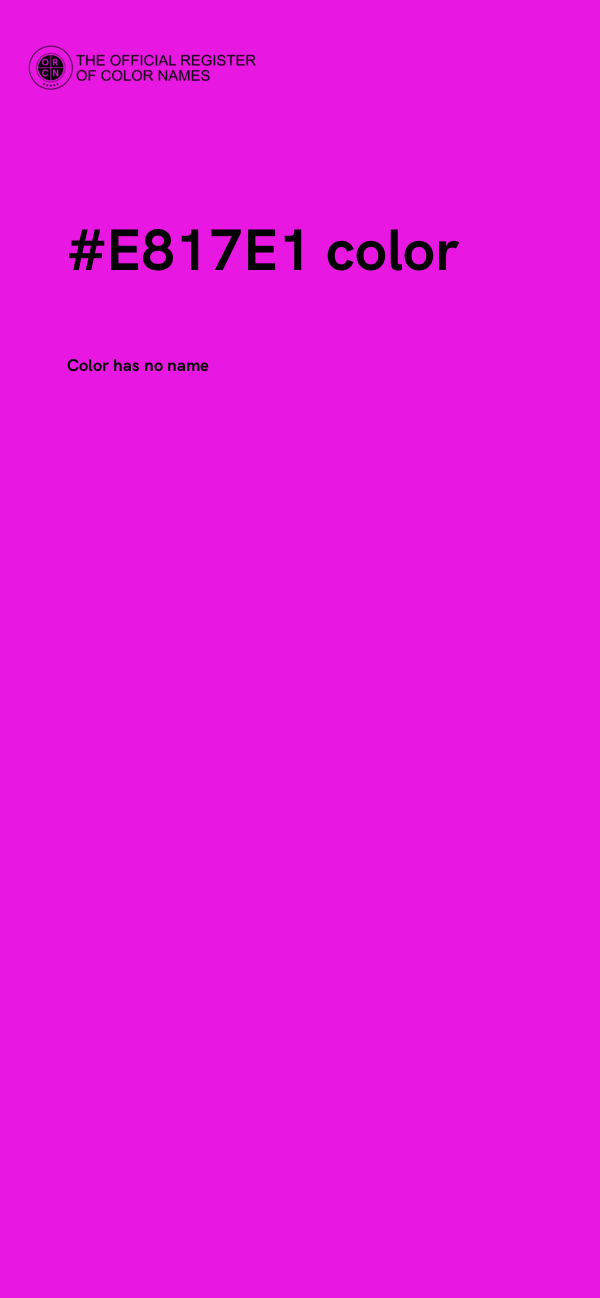 #E817E1 color image
