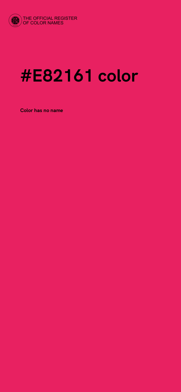 #E82161 color image