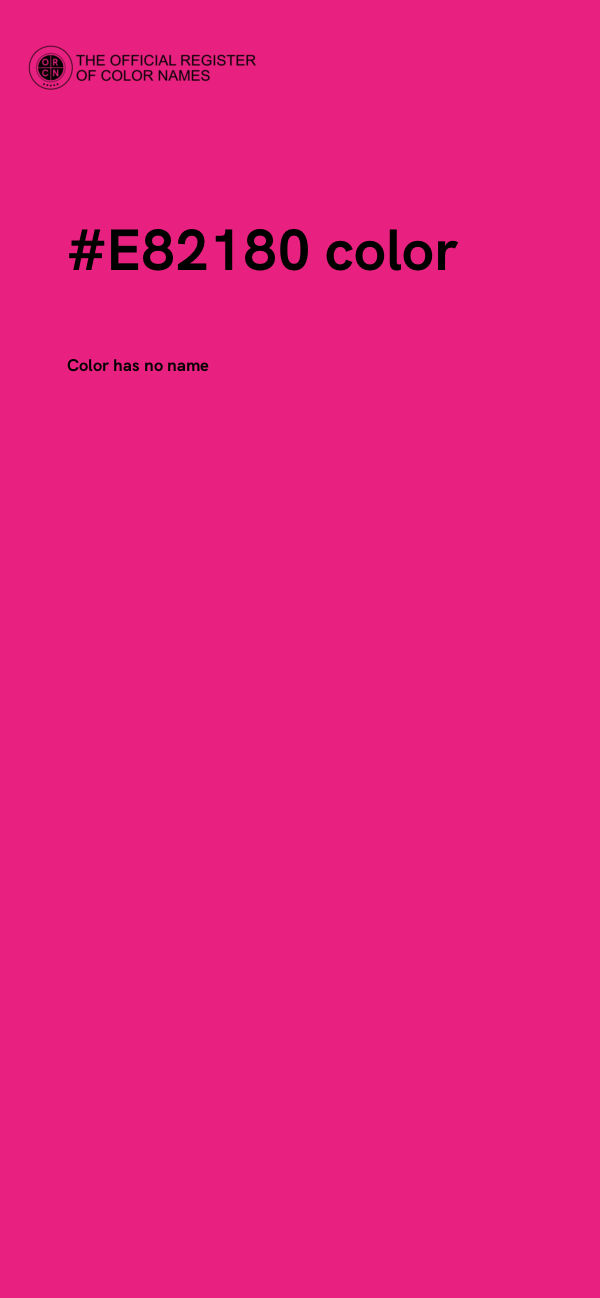 #E82180 color image