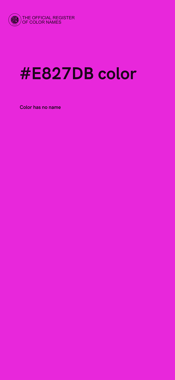 #E827DB color image