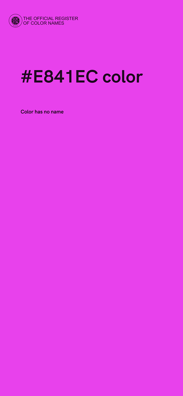#E841EC color image