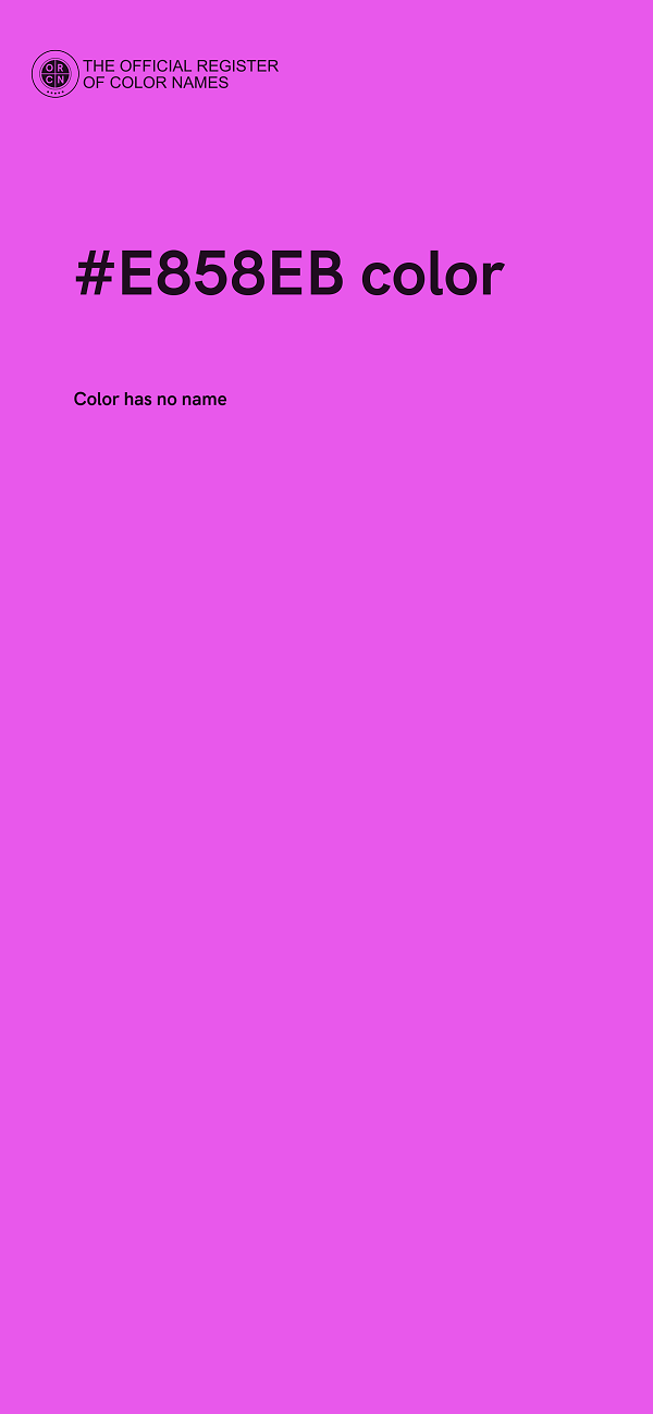 #E858EB color image