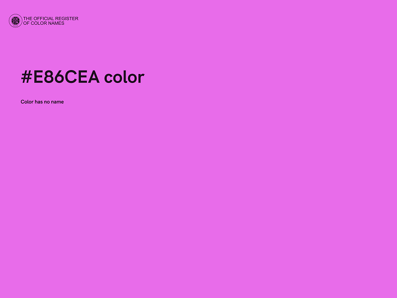 #E86CEA color image