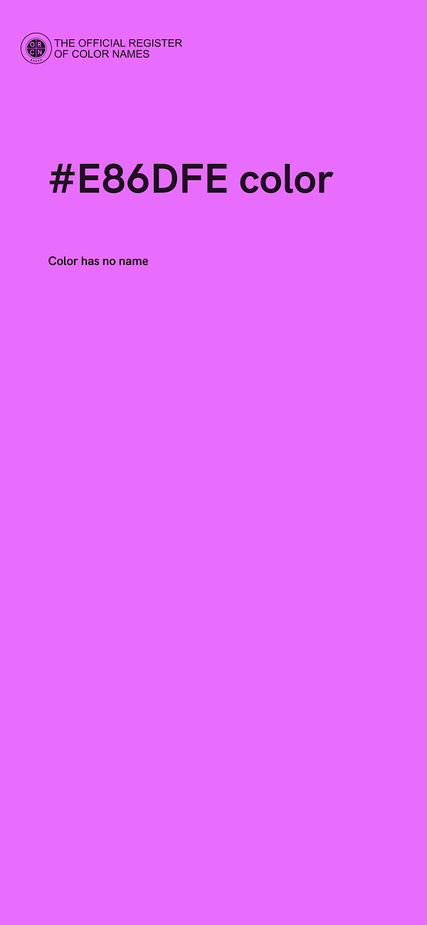#E86DFE color image