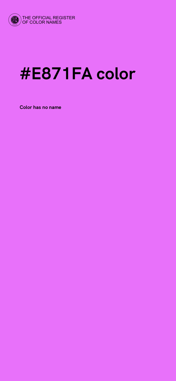 #E871FA color image