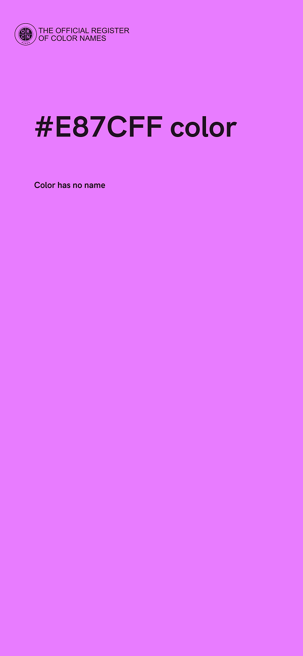 #E87CFF color image