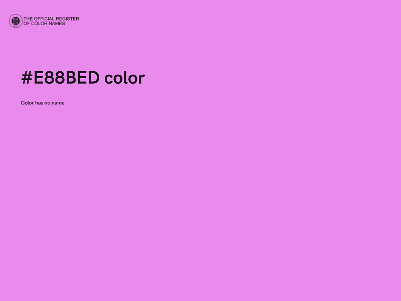 #E88BED color image