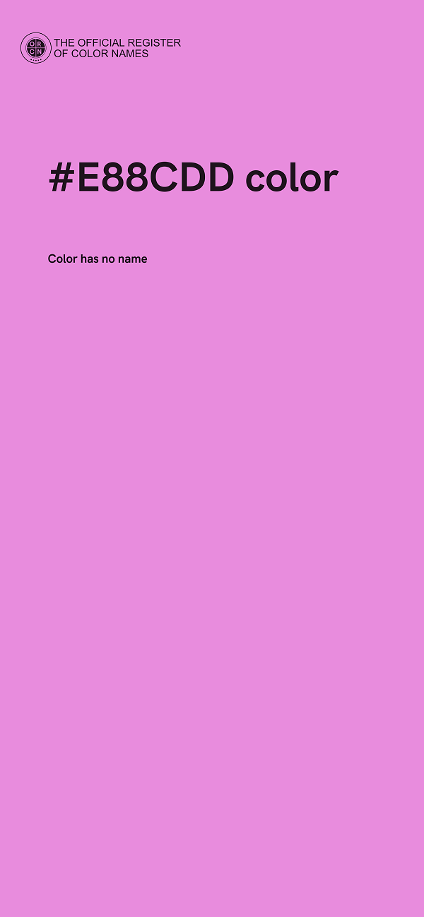 #E88CDD color image