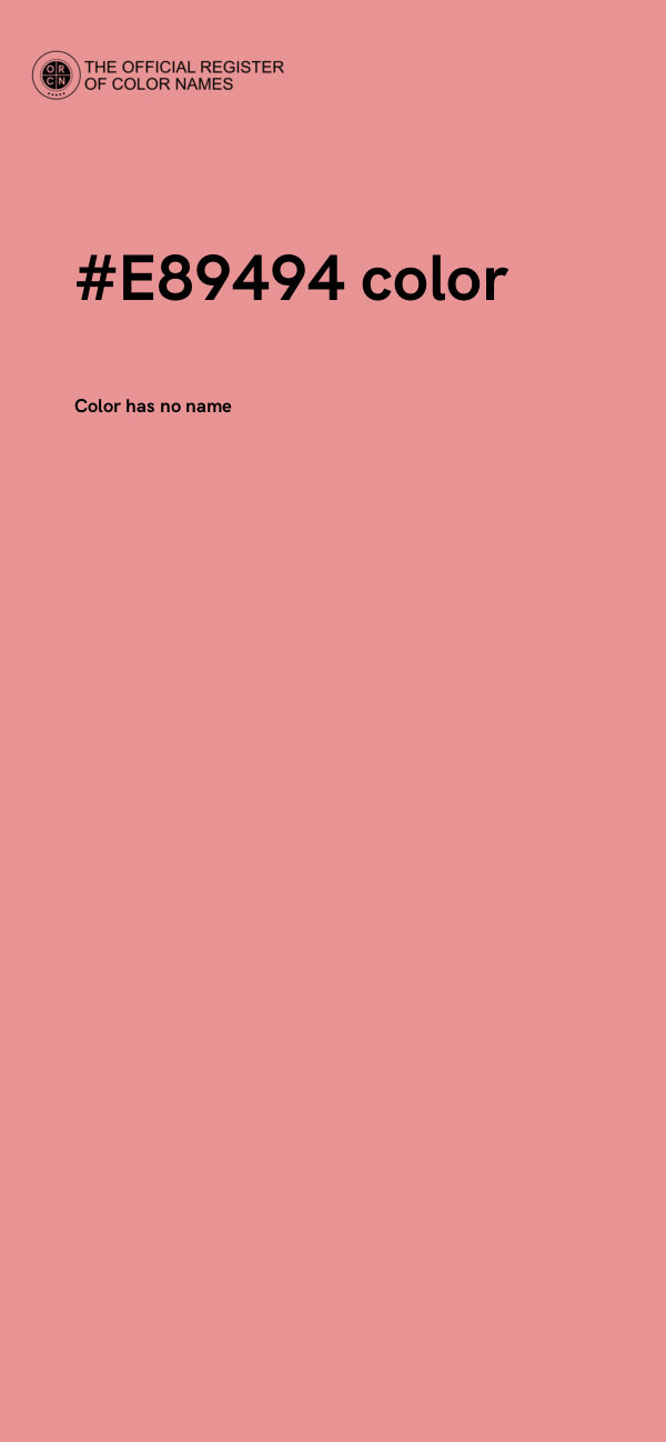 #E89494 color image