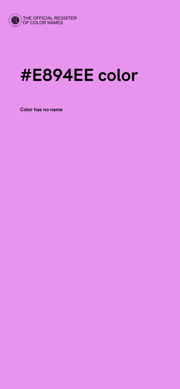 #E894EE color image