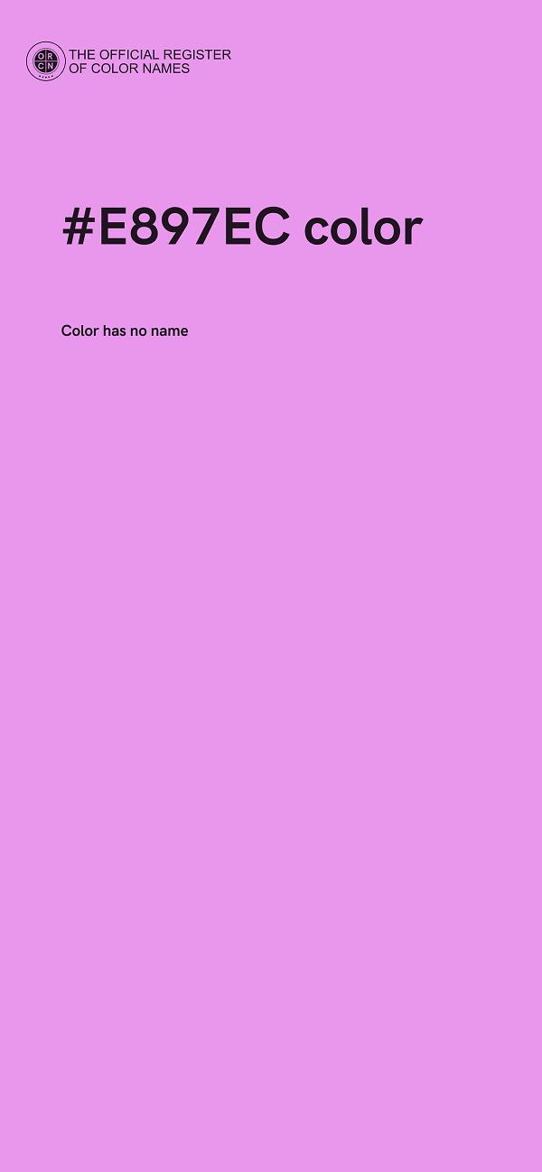 #E897EC color image