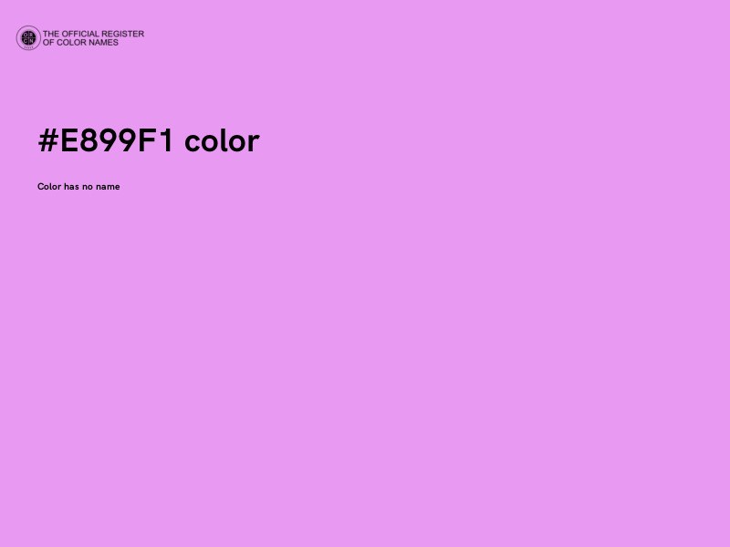 #E899F1 color image