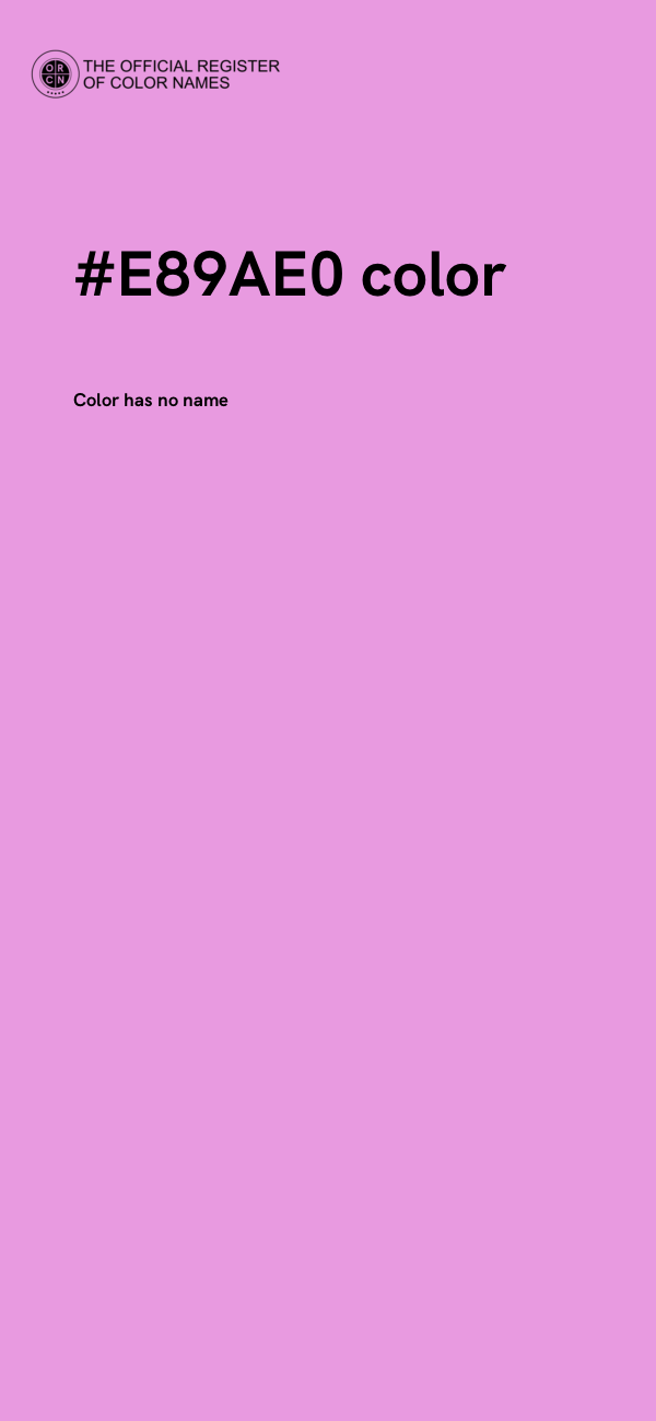 #E89AE0 color image