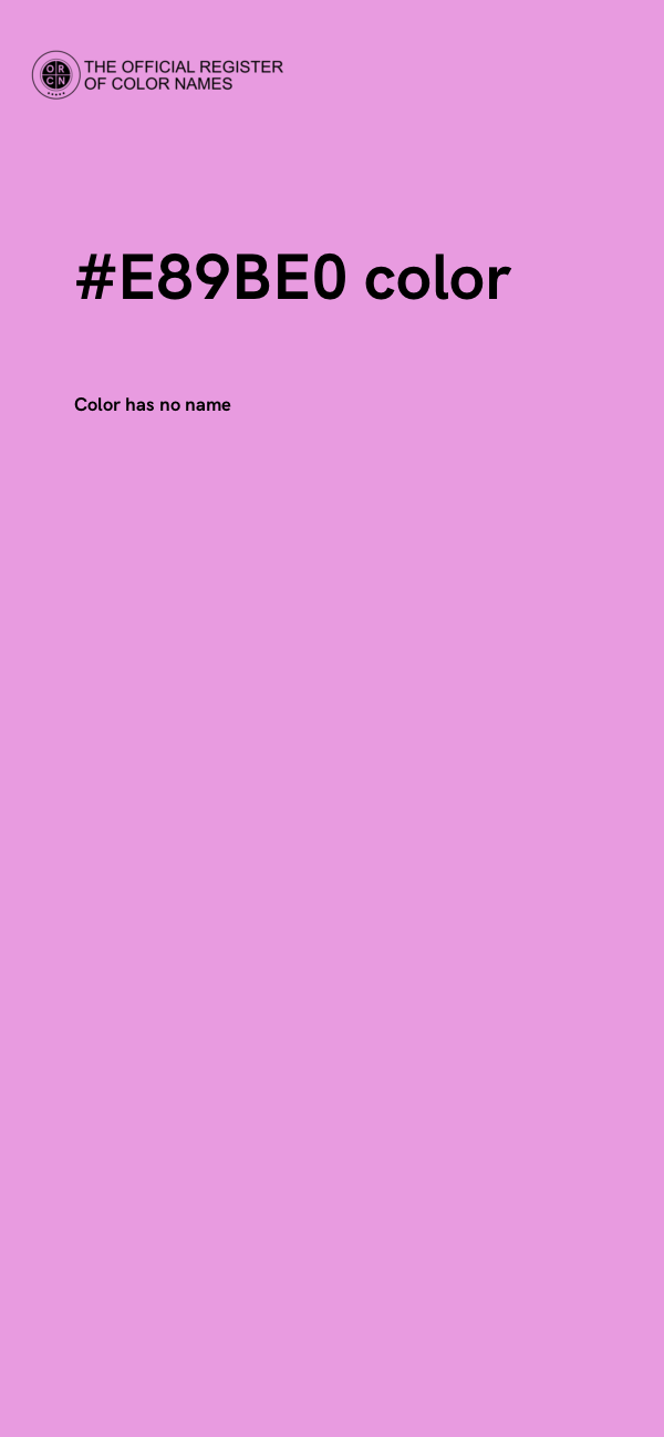#E89BE0 color image