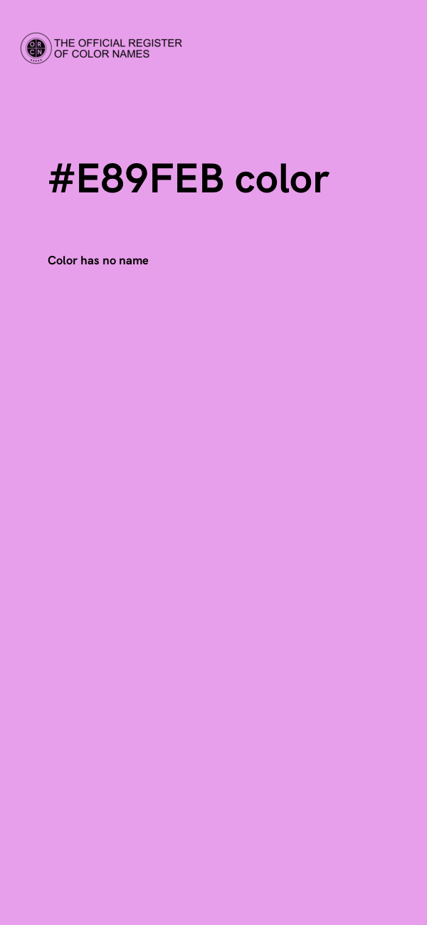 #E89FEB color image