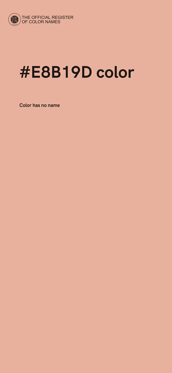 #E8B19D color image