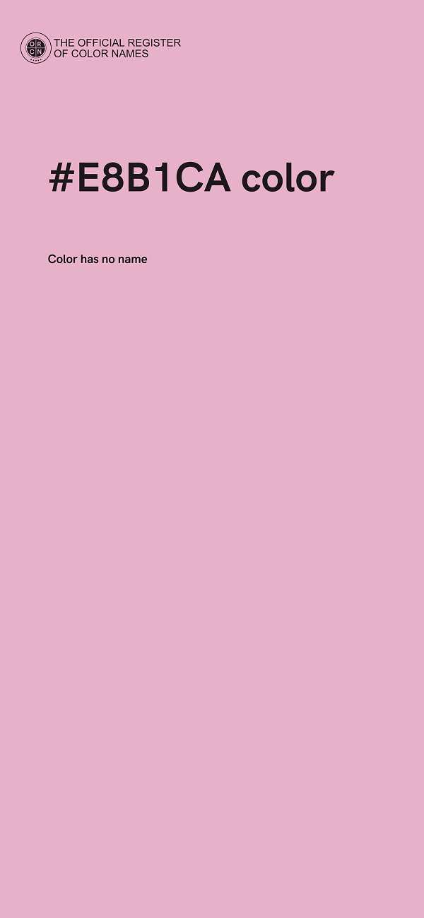 #E8B1CA color image