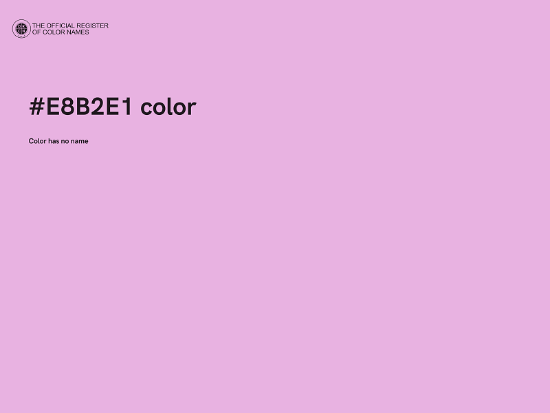 #E8B2E1 color image