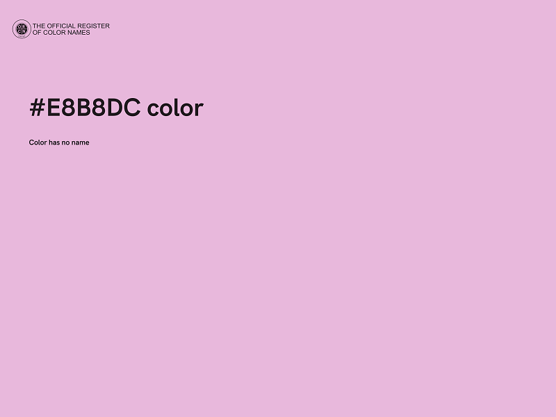 #E8B8DC color image