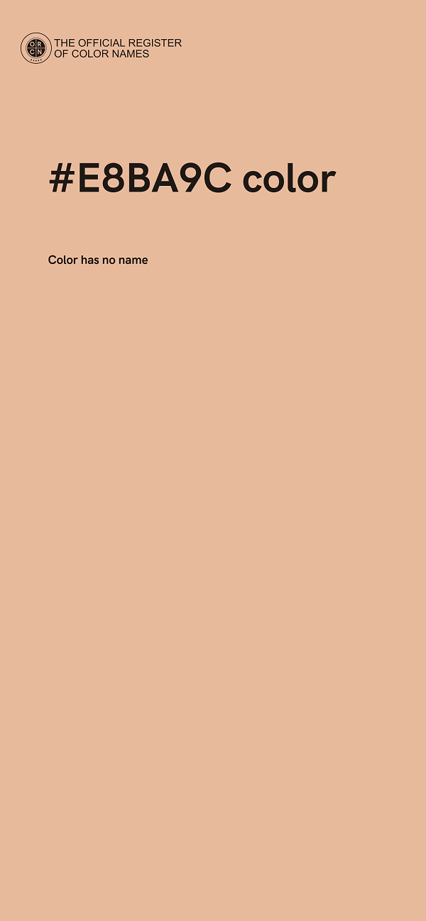 #E8BA9C color image