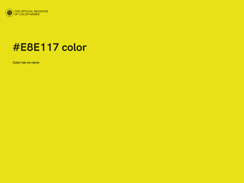 #E8E117 color image