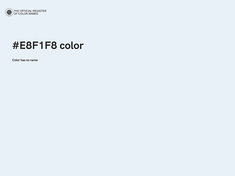 #E8F1F8 color image