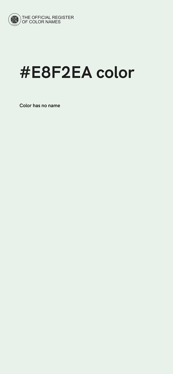 #E8F2EA color image