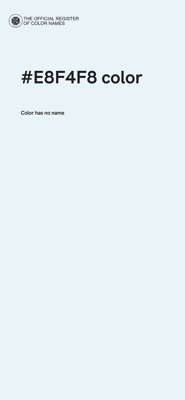 #E8F4F8 color image