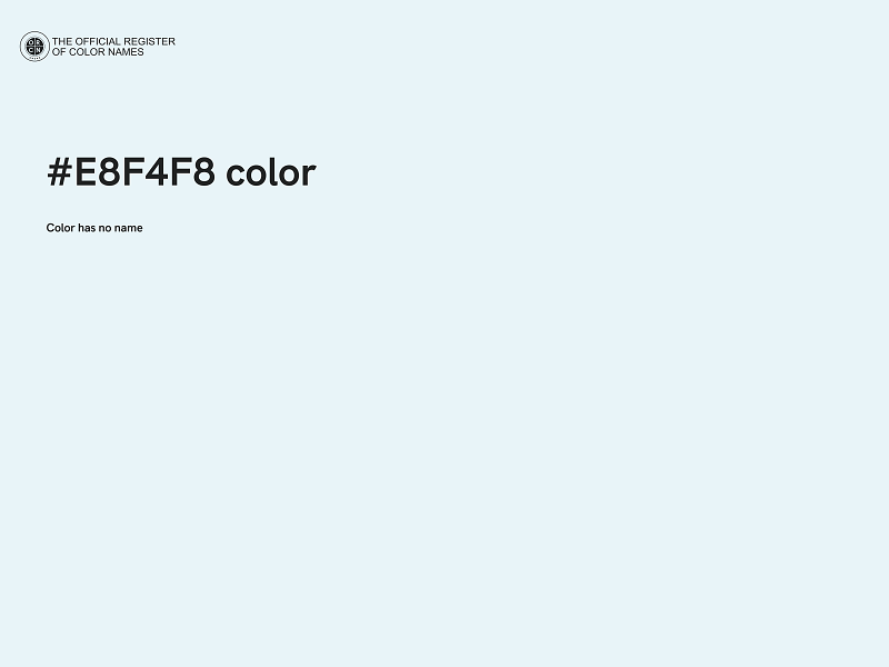 #E8F4F8 color image